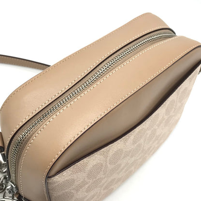 COACH | コーチ CAMERA BAG カメラバッグ シグネチャーPVC ショルダーバッグ 31208 ベージュ【倉吉店】
