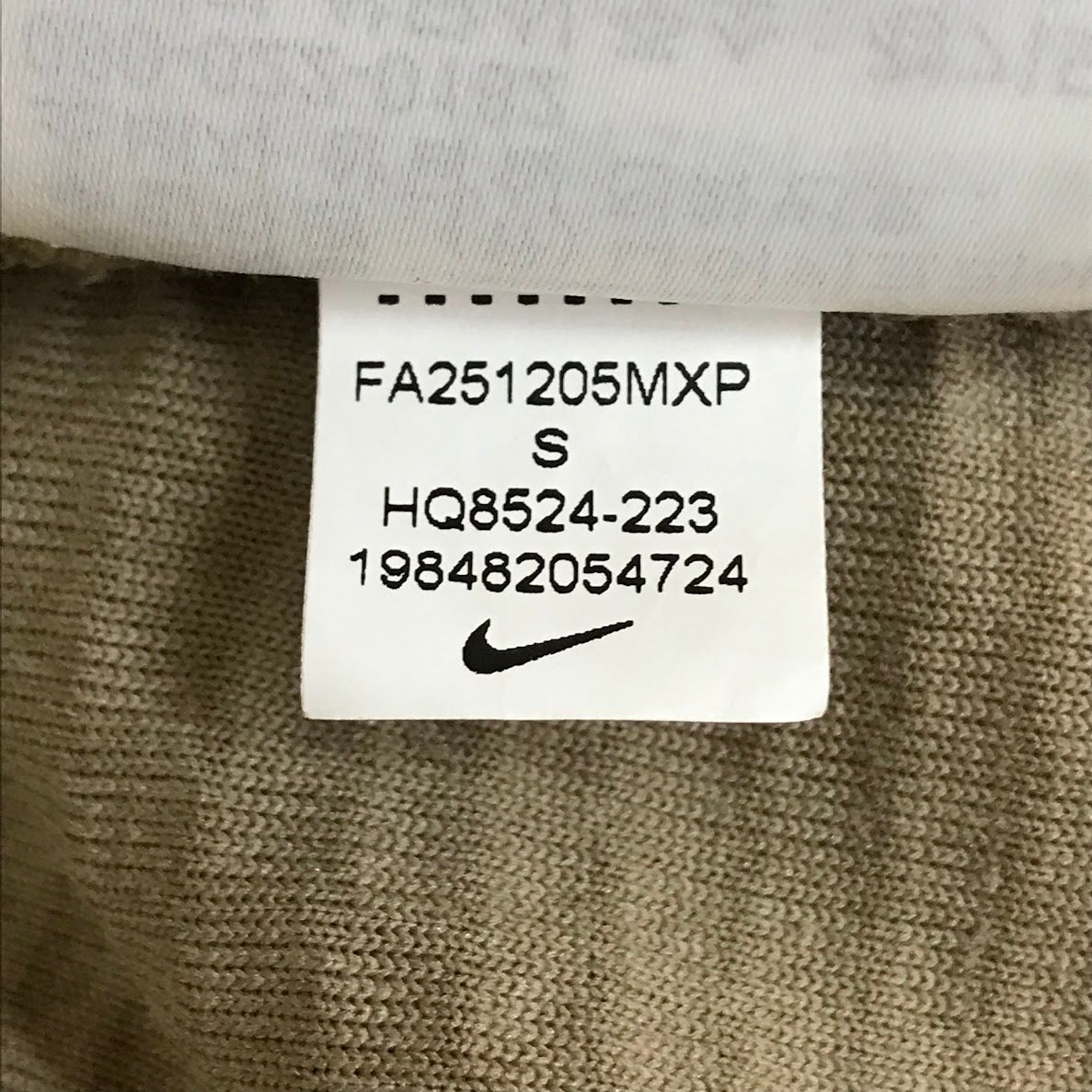 NIKE | ナイキ × STUSSY(ステューシー) 25AW Full Zip Fleece フルジップフリースパーカ パーカー HQ8524-223 ベージュ サイズ：S【倉吉店】