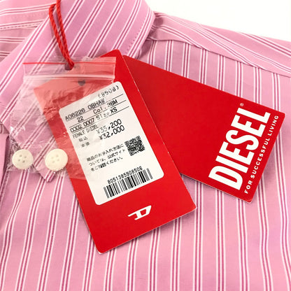 DIESEL | ディーゼル ストライプ柄 長袖シャツ A06226 ピンク サイズ：XS【倉吉店】