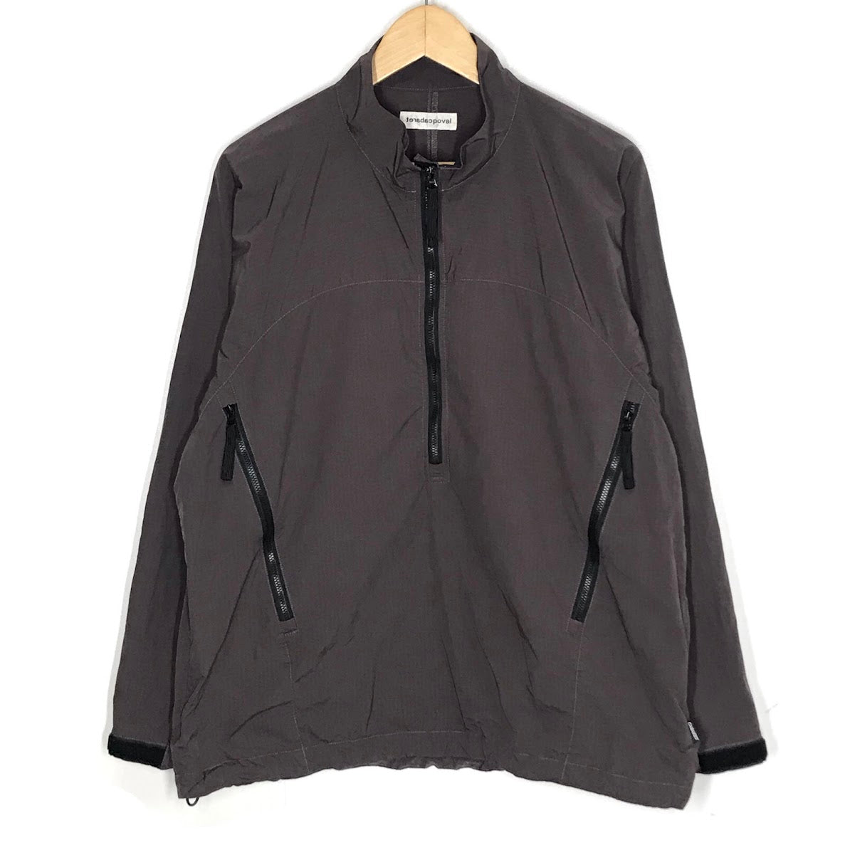 Cabaret Poval｜キャバレー ポヴァール　UTILITY PULLOVER ナイロンジャケット 24W-PVA-0T04 チャコールグレー サイズ：L【倉吉店】