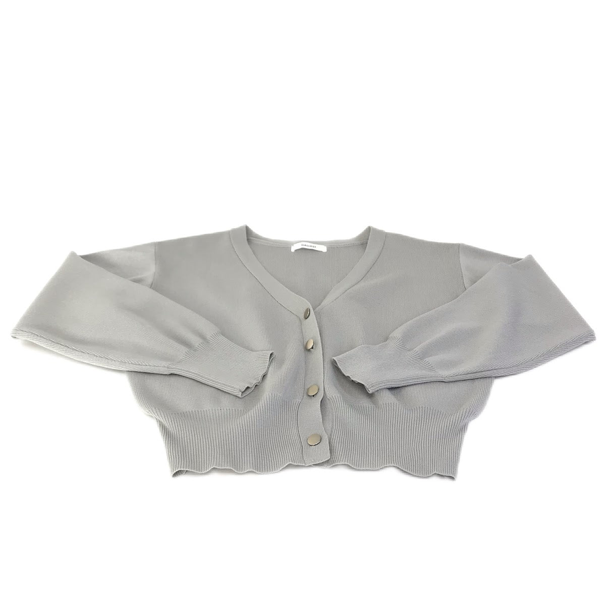 GALLEST｜ギャレスト アンサンブル カットアウトツインカーディガン セットアップ 523-38404 グレー サイズ：38【倉吉店】
