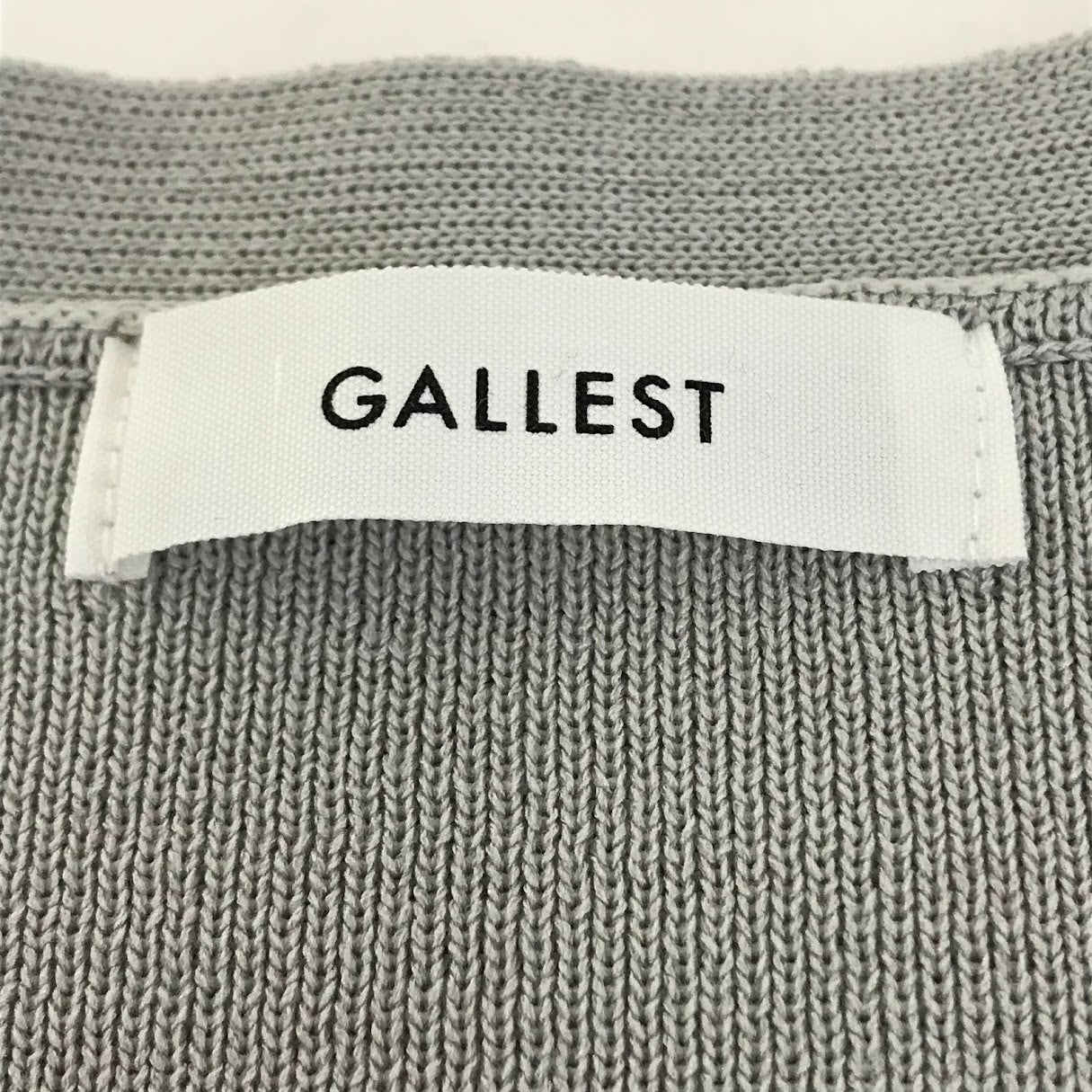 GALLEST｜ギャレスト アンサンブル カットアウトツインカーディガン セットアップ 523-38404 グレー サイズ：38【倉吉店】