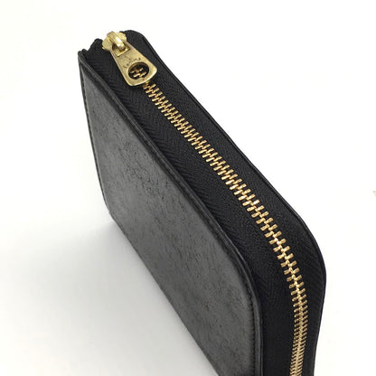 lemma｜レンマ CURVA クルバ ショートL字ウォレット｜L字ファスナー財布｜牛革 プエブロレザー｜ 二つ折り財布 ブラック【倉吉店】