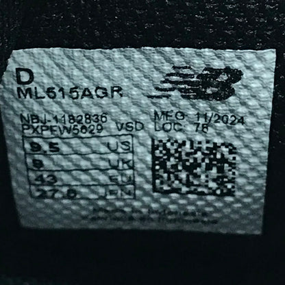 NEW BALANCE | ニューバランス 515 スニーカー ML515AGR ブラック 27.5cm【倉吉店】