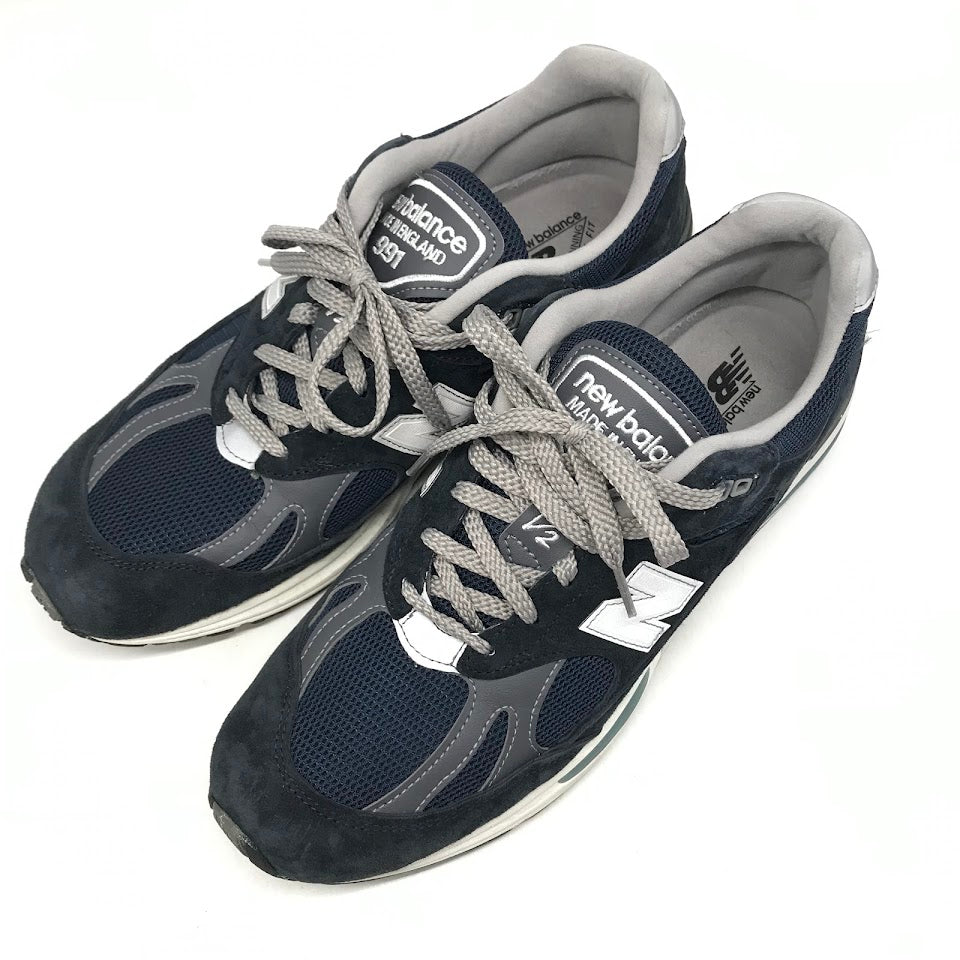NEW BALANCE | ニューバランス Made in UK 991v2 スニーカー U991NV2 ネイビー【倉吉店】