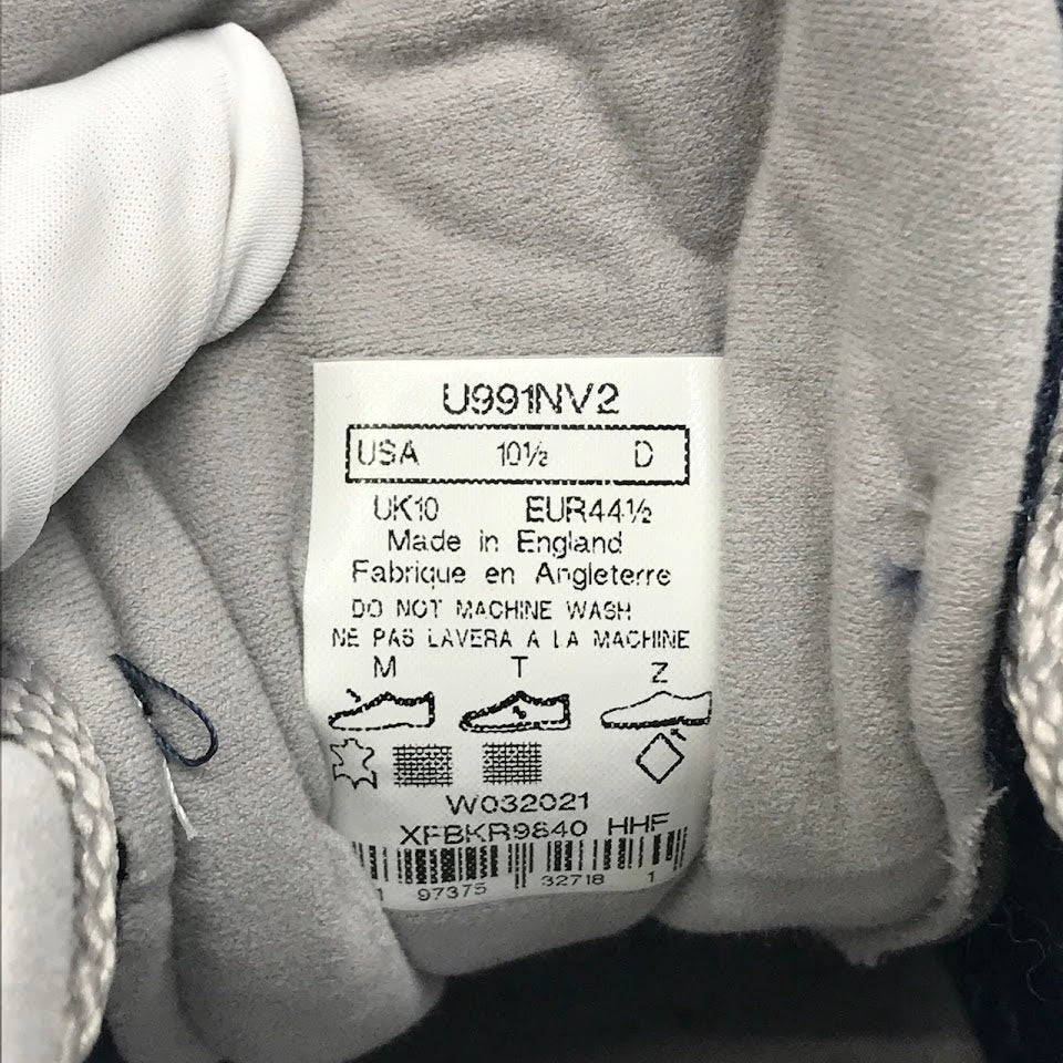 NEW BALANCE | ニューバランス Made in UK 991v2 スニーカー U991NV2 ネイビー【倉吉店】