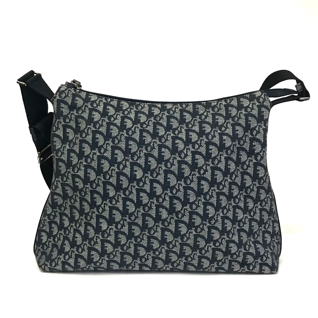 Christian Dior | クリスチャンディオール トロッター キャンバスショルダーバッグ ショルダーバッグ BOB0013 ネイビー【倉吉店】