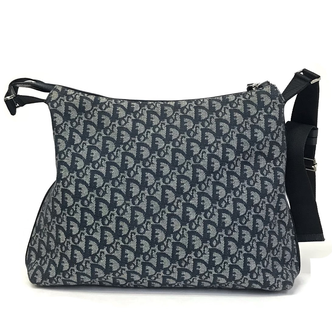 Christian Dior | クリスチャンディオール トロッター キャンバスショルダーバッグ ショルダーバッグ BOB0013 ネイビー【倉吉店】