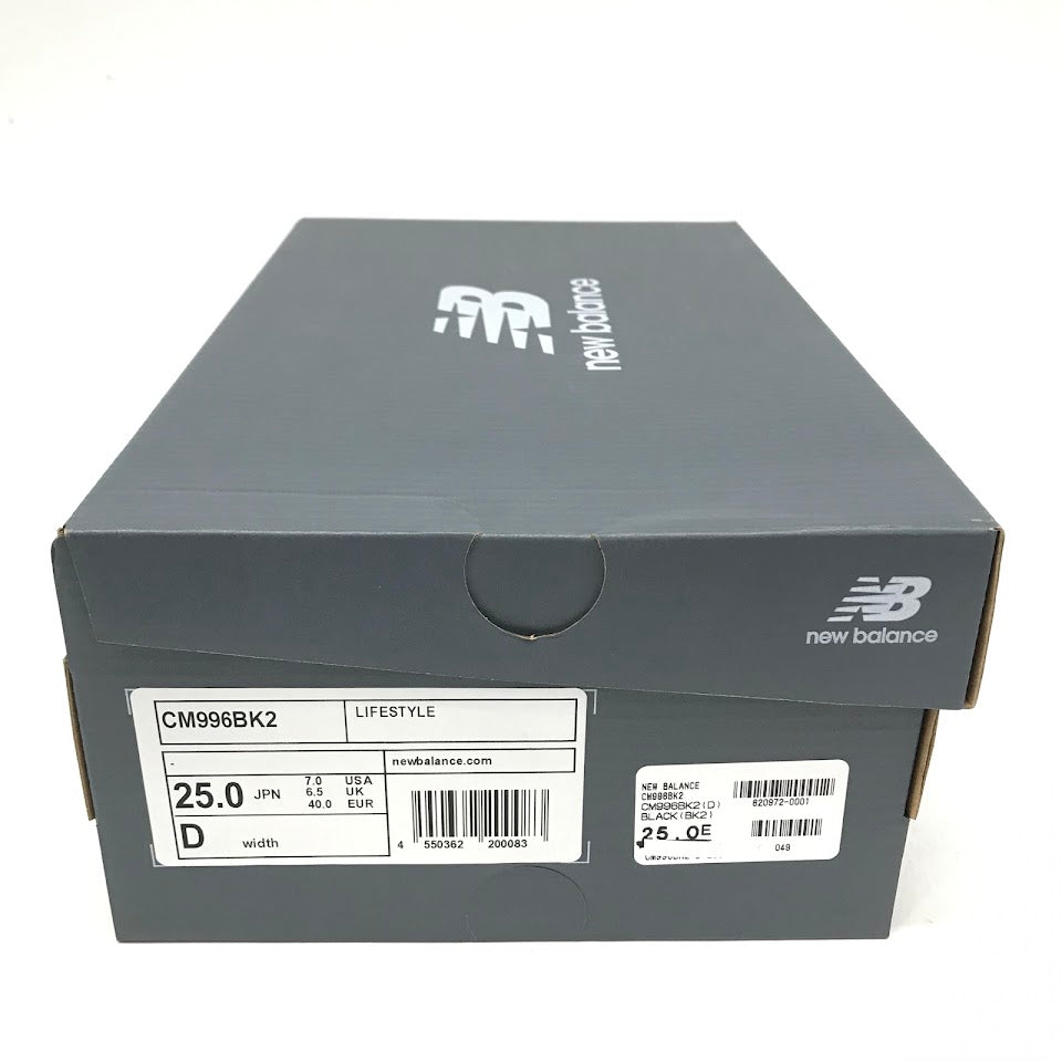 NEW BALANCE | ニューバランス スニーカー CM996BK2 ブラック 25cm【倉吉店】