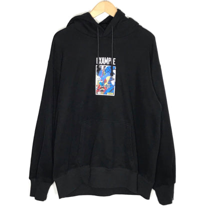 EXAMPLE | イグザンプル MARVEL(マーベル) プルオーバーパーカー パーカー EXMW-004 ブラック サイズ：XL【倉吉店】