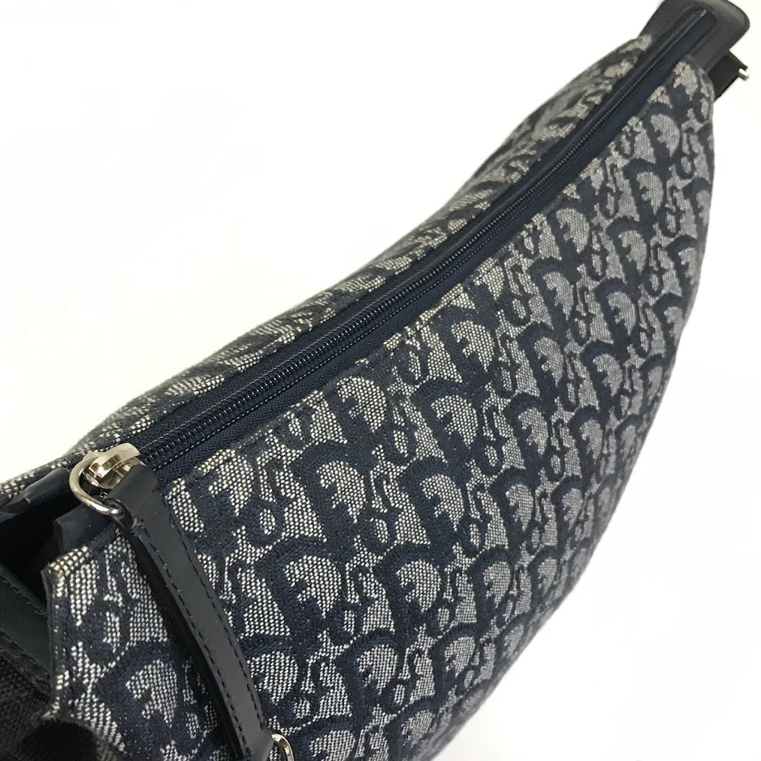 Christian Dior | クリスチャンディオール トロッター キャンバスショルダーバッグ ショルダーバッグ BOB0013 ネイビー【倉吉店】