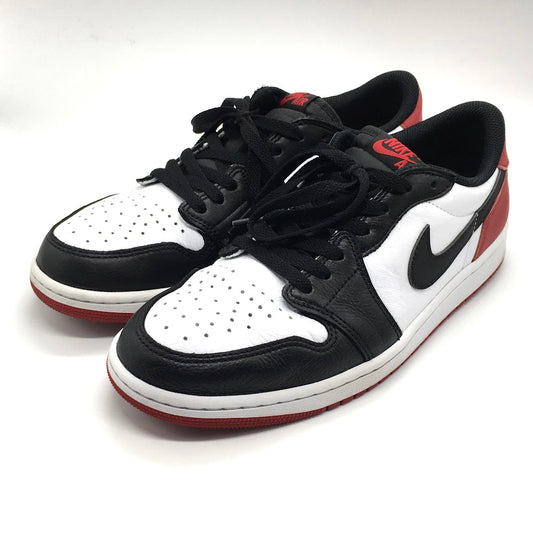 NIKE | ナイキ AIR JORDAN 1 LOW OG 'BLACK TOE' スニーカー CZ0790-106 レッド 28cm【倉吉店】