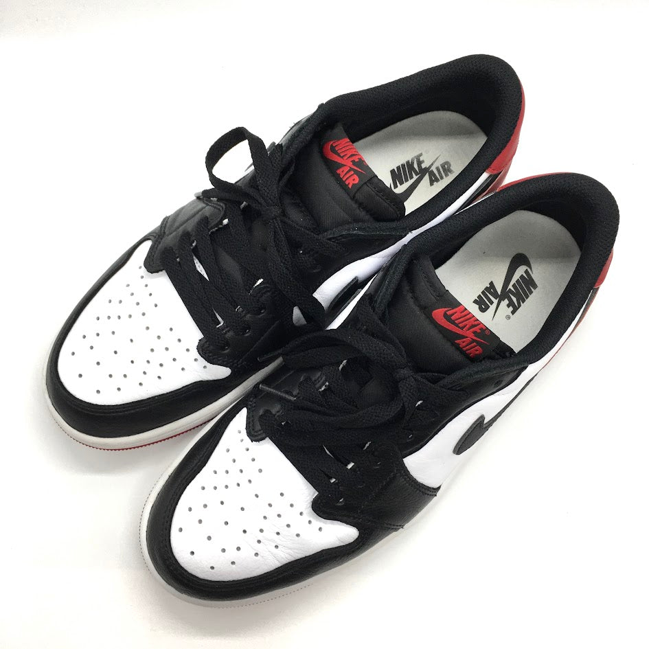 NIKE | ナイキ AIR JORDAN 1 LOW OG 'BLACK TOE' スニーカー CZ0790-106 レッド 28cm【倉吉店】