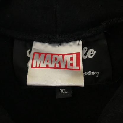 EXAMPLE | イグザンプル MARVEL(マーベル) プルオーバーパーカー パーカー EXMW-004 ブラック サイズ：XL【倉吉店】