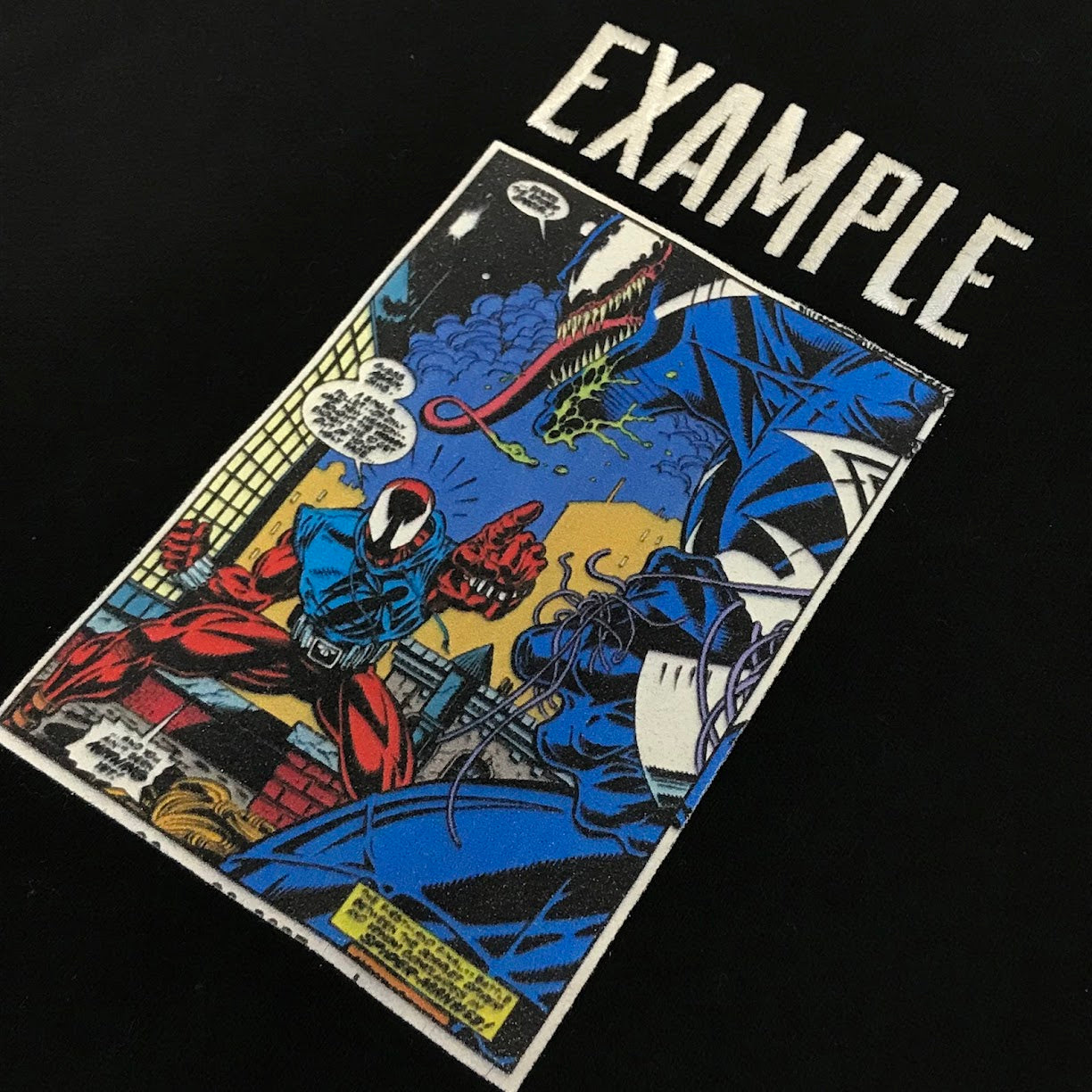 EXAMPLE | イグザンプル MARVEL(マーベル) プルオーバーパーカー パーカー EXMW-004 ブラック サイズ：XL【倉吉店】