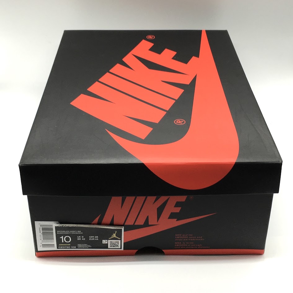 NIKE | ナイキ AIR JORDAN 1 LOW OG 'BLACK TOE' スニーカー CZ0790-106 レッド 28cm【倉吉店】