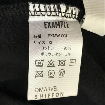 EXAMPLE | イグザンプル MARVEL(マーベル) プルオーバーパーカー パーカー EXMW-004 ブラック サイズ：XL【倉吉店】