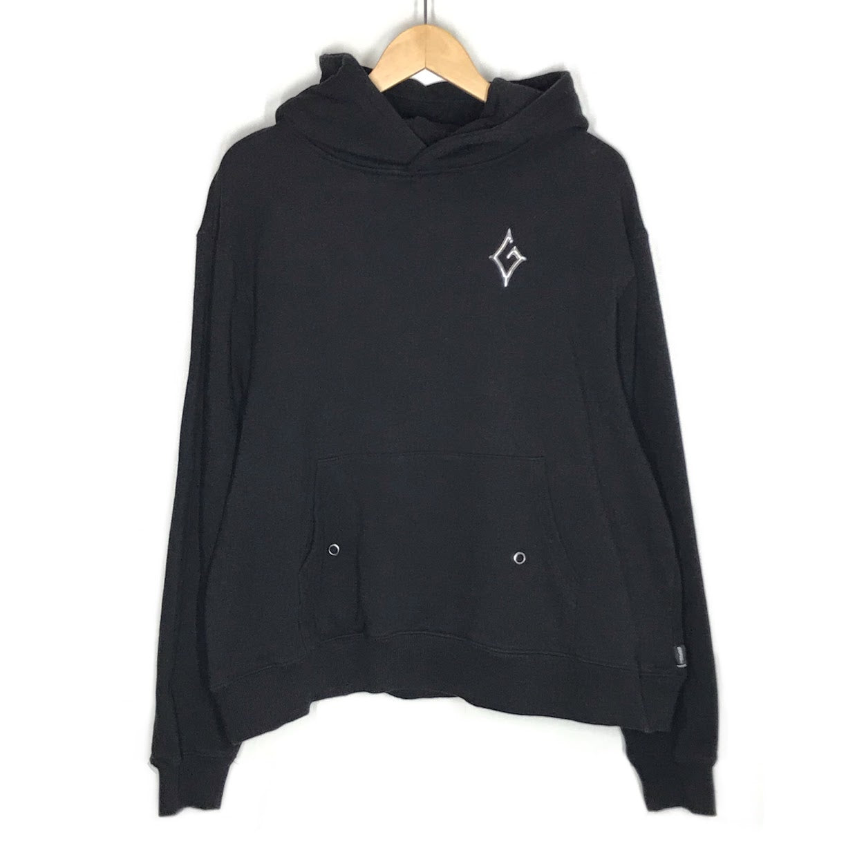 GENZAI | ゲンザイ Metal Logo Hoodie プルオーバーパーカー パーカー GZ1297 ブラック サイズ：L【倉吉店】