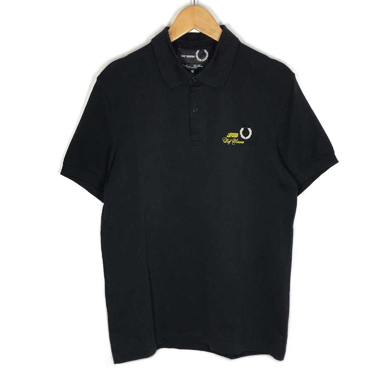 RAF SIMONS | ラフシモンズ ×FRED PERRY(フレッドペリー) MEN SLIM FIT POLO SHIRT ポロシャツ SM8121 ブラック サイズ：M【倉吉店】