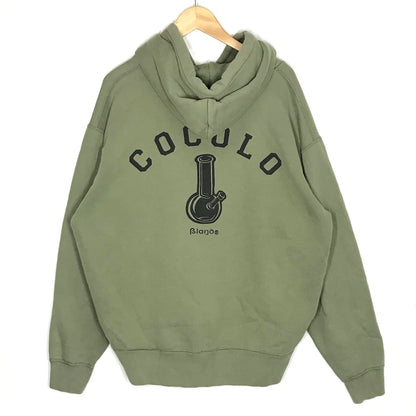 COCOLO BLAND | ココロブランド ロゴグラフィック プルオーバーパーカー パーカー カーキ サイズ：XXL【倉吉店】