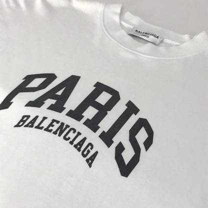 BALENCIAGA | バレンシアガ PARIS ロゴプリント 長袖Ｔシャツ 681046 TLVL7 ホワイト サイズ：L【倉吉店】