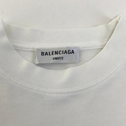 BALENCIAGA | バレンシアガ PARIS ロゴプリント 長袖Ｔシャツ 681046 TLVL7 ホワイト サイズ：L【倉吉店】
