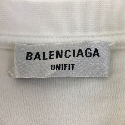 BALENCIAGA | バレンシアガ PARIS ロゴプリント 長袖Ｔシャツ 681046 TLVL7 ホワイト サイズ：L【倉吉店】