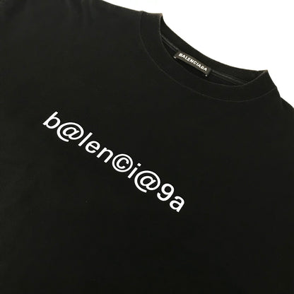BALENCIAGA | バレンシアガ コピーライト 半袖Ｔシャツ 620969 TIV50 ブラック サイズ：XXS【倉吉店】