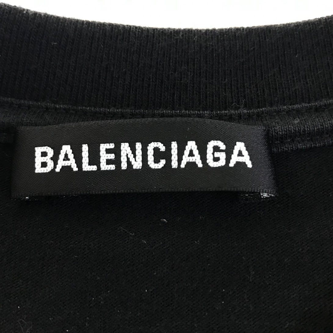 BALENCIAGA | バレンシアガ コピーライト 半袖Ｔシャツ 620969 TIV50 ブラック サイズ：XXS【倉吉店】