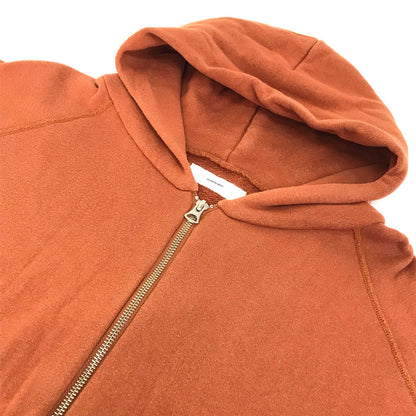 Graphpaper | グラフペーパー ×LOOPWHEELER(ループウィラー) Zip Parka ジップパーカー パーカー GU183-70130B オレンジ サイズ：1【倉吉店】