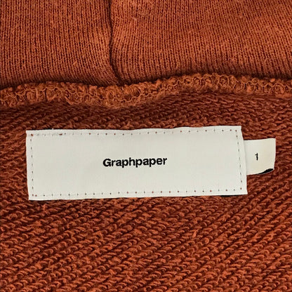 Graphpaper | グラフペーパー ×LOOPWHEELER(ループウィラー) Zip Parka ジップパーカー パーカー GU183-70130B オレンジ サイズ：1【倉吉店】