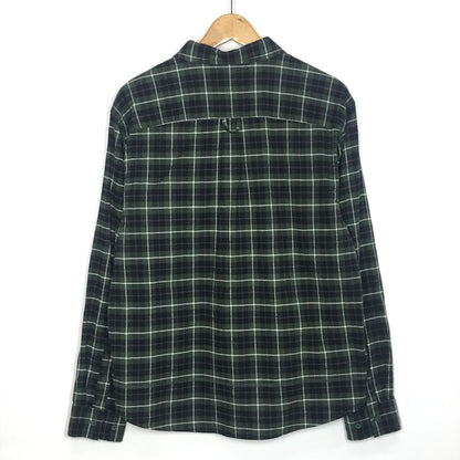 HUF | ハフ MODAL LS PLAID SHIRT チェック柄 長袖シャツ BU00221 グリーン系 サイズ：M【倉吉店】
