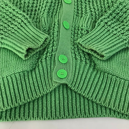 C.E CAV-EMPT | シーイーキャブエンプト LINE WAFFLE CARDIGAN ワッフルカーディガン カーディガン グリーン サイズ：M【倉吉店】