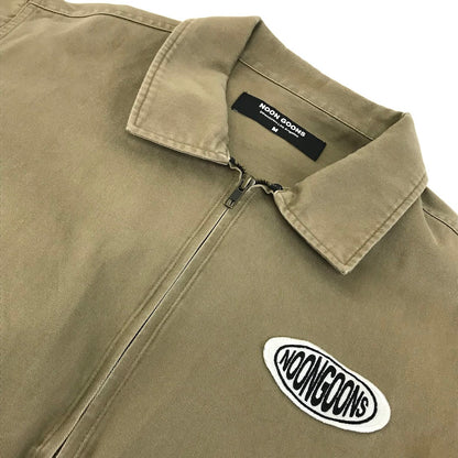 NOON GOONS | ヌーングーンズ ワッペンロゴ スイングトップ ベージュ サイズ：M【倉吉店】