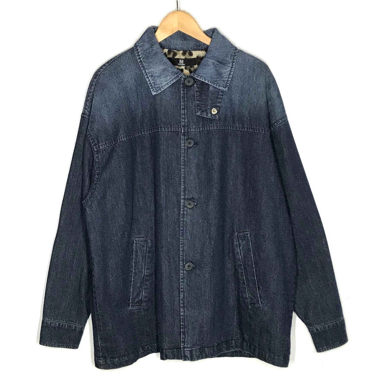 CAMBIO | カンビオ Vintage Like Denim High Neck Blouson デニムブルゾン ブルゾン MIU-242-055 ブルー サイズ：S【倉吉店】