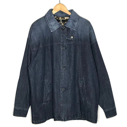 CAMBIO | カンビオ Vintage Like Denim High Neck Blouson デニムブルゾン ブルゾン MIU-242-055 ブルー サイズ：S【倉吉店】