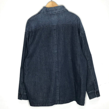 CAMBIO | カンビオ Vintage Like Denim High Neck Blouson デニムブルゾン ブルゾン MIU-242-055 ブルー サイズ：S【倉吉店】