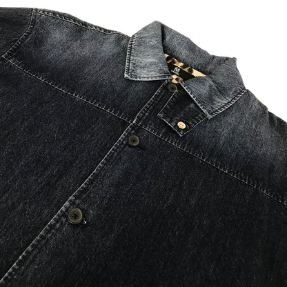 CAMBIO | カンビオ Vintage Like Denim High Neck Blouson デニムブルゾン ブルゾン MIU-242-055 ブルー サイズ：S【倉吉店】