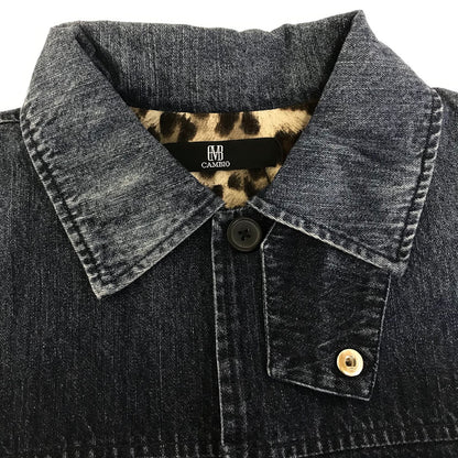CAMBIO | カンビオ Vintage Like Denim High Neck Blouson デニムブルゾン ブルゾン MIU-242-055 ブルー サイズ：S【倉吉店】