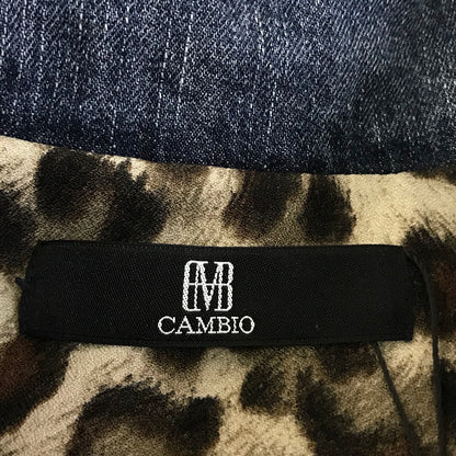 CAMBIO | カンビオ Vintage Like Denim High Neck Blouson デニムブルゾン ブルゾン MIU-242-055 ブルー サイズ：S【倉吉店】
