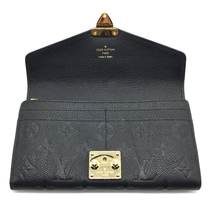 LOUIS VUITTON | ルイ・ヴィトン モノグラム アンプラント ポルトフォイユ・メティス 二つ折り長財布 長財布 M62458 ブラック【倉吉店】
