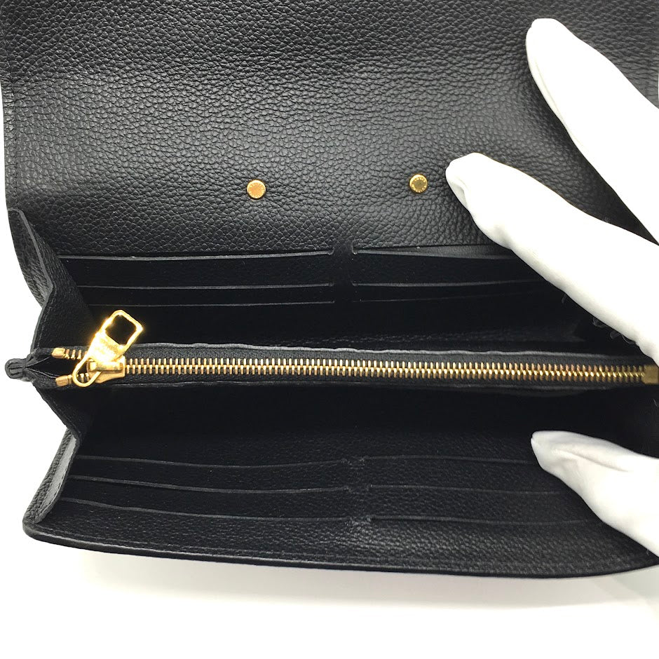 LOUIS VUITTON | ルイ・ヴィトン モノグラム アンプラント ポルトフォイユ・メティス 二つ折り長財布 長財布 M62458 ブラック【倉吉店】