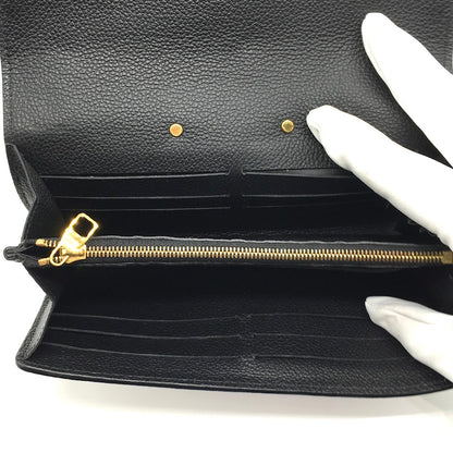 LOUIS VUITTON | ルイ・ヴィトン モノグラム アンプラント ポルトフォイユ・メティス 二つ折り長財布 長財布 M62458 ブラック【倉吉店】
