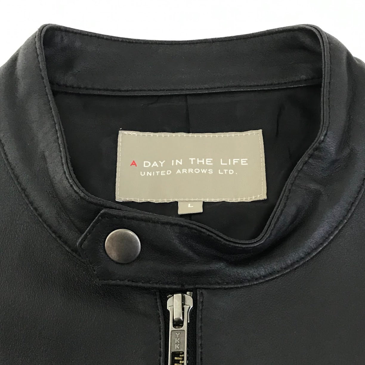 UNITED ARROWS | ユナイテッドアローズ シングルライダースジャケット ライダースジャケット 6225-648-0489 ブラック サイズ：L【倉吉店】