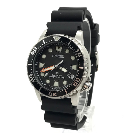 CITIZEN | シチズン PROMASTER MARINE アナログ電波ソーラー 腕時計 E168-0029J01 ブラック【倉吉店】