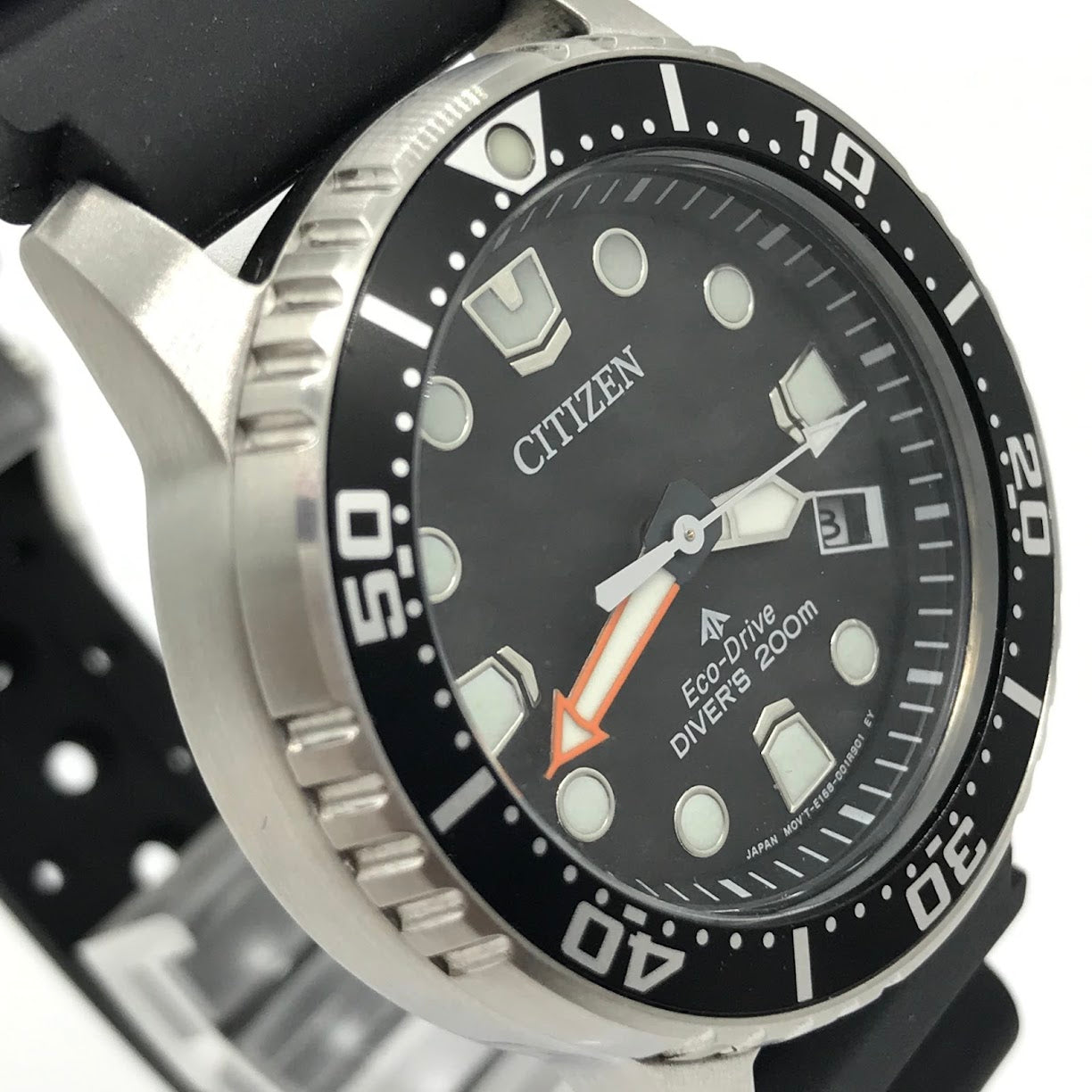 CITIZEN | シチズン PROMASTER MARINE アナログ電波ソーラー 腕時計 E168-0029J01 ブラック【倉吉店】