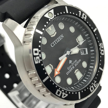 CITIZEN | シチズン PROMASTER MARINE アナログ電波ソーラー 腕時計 E168-0029J01 ブラック【倉吉店】