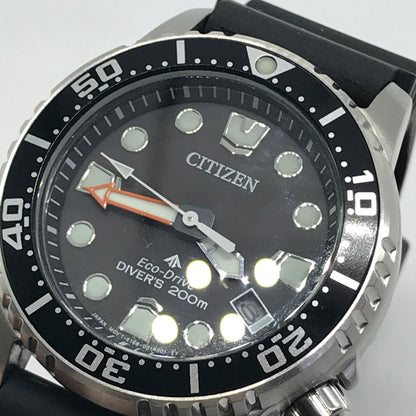 CITIZEN | シチズン PROMASTER MARINE アナログ電波ソーラー 腕時計 E168-0029J01 ブラック【倉吉店】