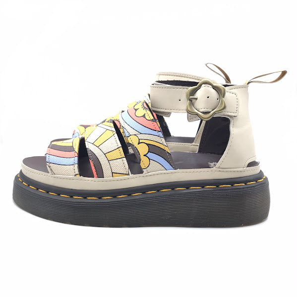Dr.Martens | ドクターマーチン VEGAN CLARISSA II QUAD サンダル 30739292 ベージュ 24cm【倉吉店】