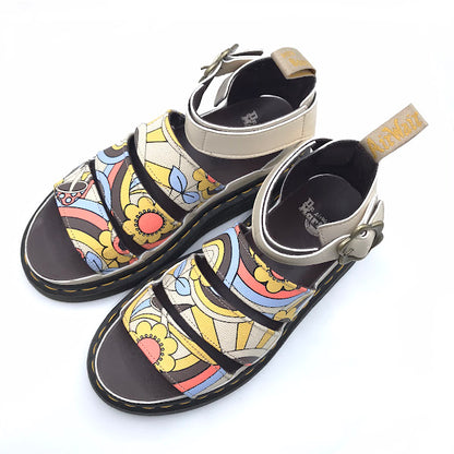 Dr.Martens | ドクターマーチン VEGAN CLARISSA II QUAD サンダル 30739292 ベージュ 24cm【倉吉店】